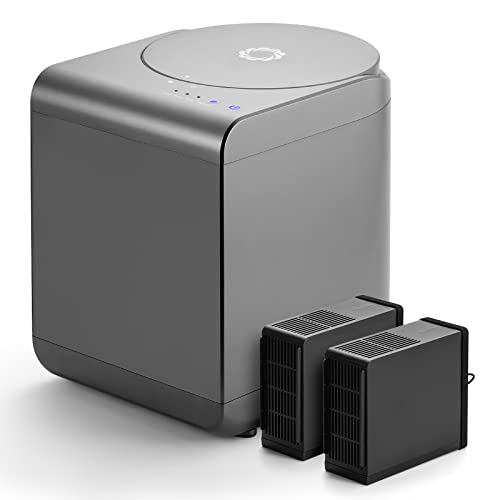 Airthereal Revive Electric Kitchen Composter, 2.5L Capacity with SHARKSDEN Tri-Blade, Turn Food Waste and Scraps into Dry Compost Fertilizer for Plants Airthereal Revive Electric Kitchen Composter, 2.5L Capacity with SHARKSDEN Tri-Blade, Turn Food Waste and Scraps into Dry Compost Fertilizer for Plants