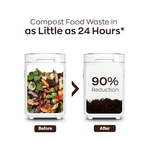 Reencle Electric Composter - 14L Kitchen Composter, Decomposes Up to 2.2 lbs Food Waste Daily, Odorless Indoor Composting with Whisper-Quiet Technology & Rapid Decomposition Reencle Electric Composter - 14L Kitchen Composter, Decomposes Up to 2.2 lbs Food Waste Daily, Odorless Indoor Composting with Whisper-Quiet Technology & Rapid Decomposition