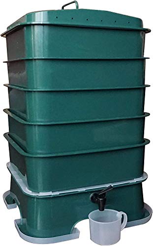 The Original VermiHut Plus 5-Tray Worm Compost Bin – Easy Setup and Sustainable Design The Original VermiHut Plus 5-Tray Worm Compost Bin – Easy Setup and Sustainable Design