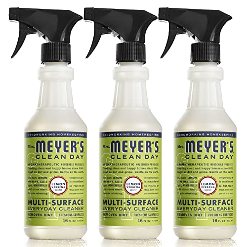 MRS. MEYER’S CLEANDAY All-Purpose Cleaner Spray, Lemon Verbena, 16 fl. oz - Pack of 3 MRS. MEYER’S CLEANDAY All-Purpose Cleaner Spray, Lemon Verbena, 16 fl. oz - Pack of 3