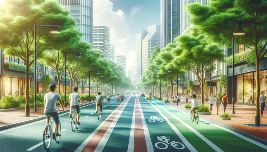Promoting eco-friendly biking for environmental health