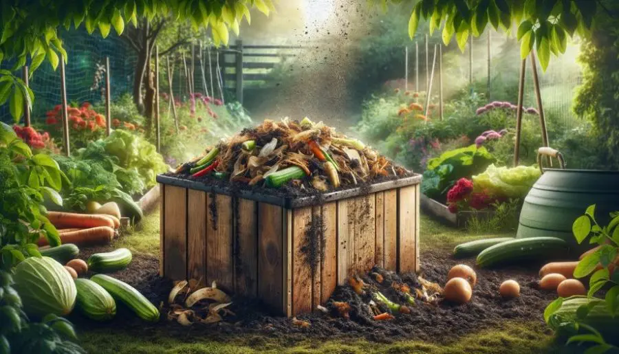garden composting bin