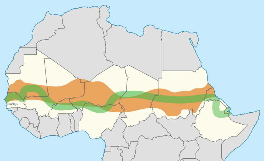 Great green wall map