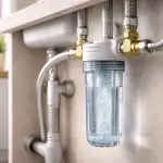 How Do Water Filters Work? A Simple Explanation How-Do-Water-Filters-Work - Clear water flowing through a transparent household water filter showing how filtration works