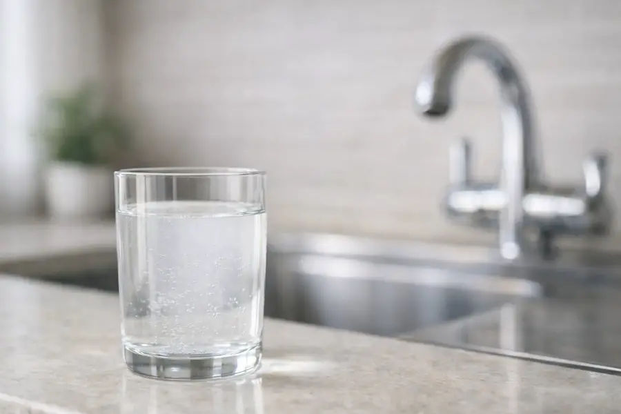 Is Cloudy Tap Water a Problem - Cloudy water in a glass