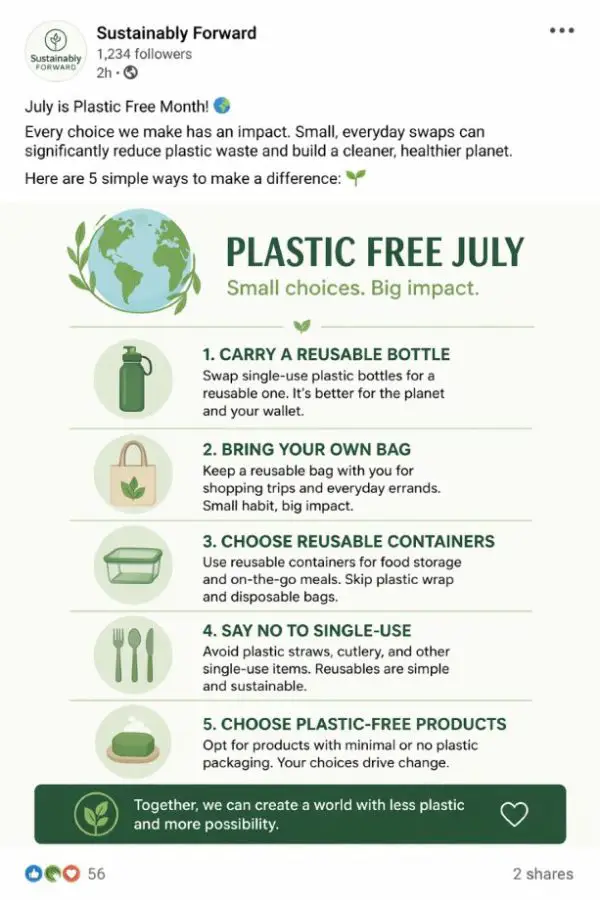 Plastic Free July