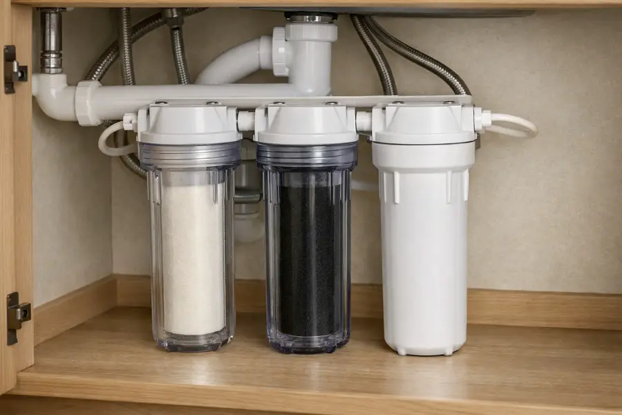 Water Filter Stages Explained Sediment, Carbon & More - Under-sink water filtration system