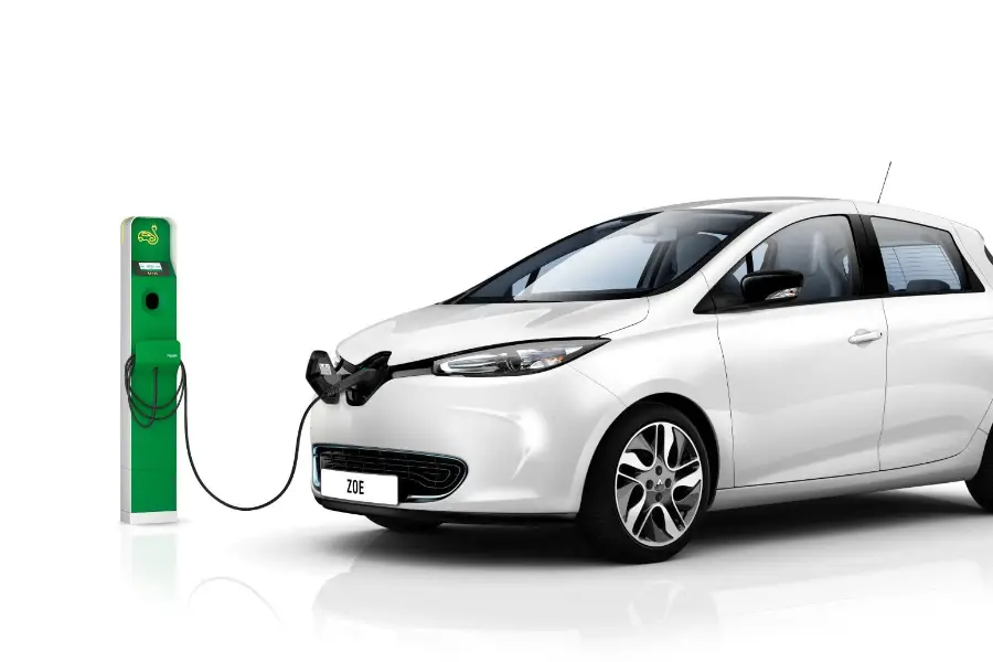  Electric Vehicles and Renewable Energy - Renault Zoe charging